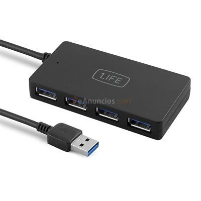 1LIFE HUB USB 3. 0 CON 4 PUERTOS, ORIGINAL DE LA MARCA 1LIFE