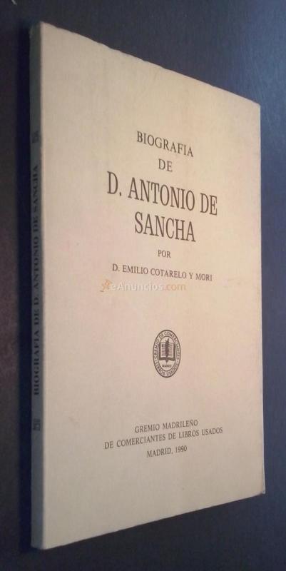 BIOGRAFÍA DE D. ANTONIO DE SANCHA