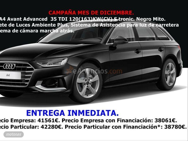 AUDI A4 AVANT ADVANCED 35 TDI 120KW S TRONIC DE 2021 CON 1 KM POR 42.280 EUR. EN VALENCIA